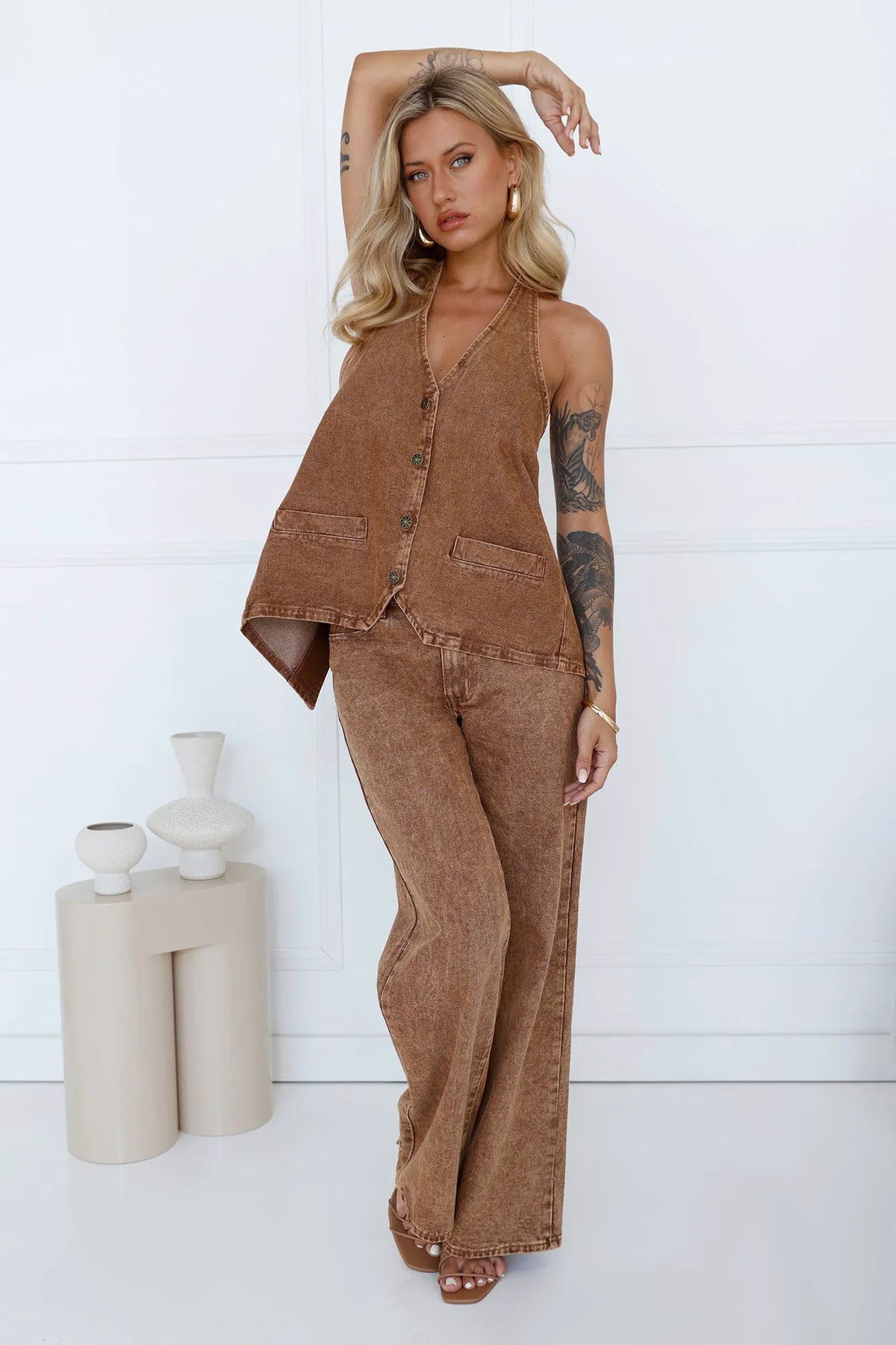 Brown